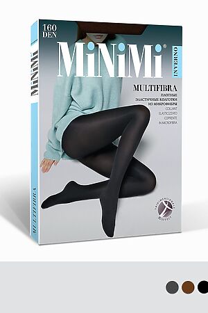 Колготки MINIMI, moka (коричневый) MULTIFIBRA 160 3D #1058374 купить с доставкой в интернет-магазине OptMoyo.ru