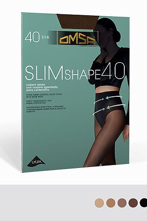 Колготки OMSA, lola (коричневый) SLIM SHAPE 40 #1058484 купить с доставкой в интернет-магазине OptMoyo.ru