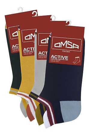 Носки OMSA, grigio chiaro (серый) OMSA ACTIVE 114 #1059318 купить с доставкой в интернет-магазине OptMoyo.ru