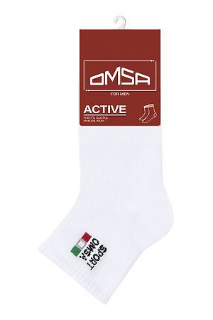 Носки OMSA, bianco (белый) OMSA ACTIVE 117 #1059439 купить с доставкой в интернет-магазине OptMoyo.ru