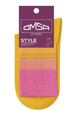 Носки OMSA, giallo (желтый) OMSA STYLE 554 #1059447 купить с доставкой в интернет-магазине OptMoyo.ru