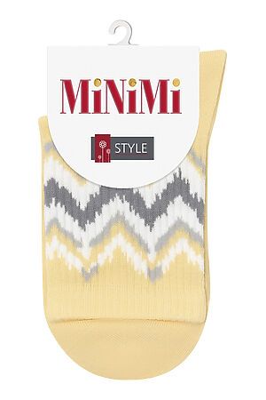 Носки MINIMI, giallo (зигзаг) (желтый) MINI STYLE 4605 #1061786 купить с доставкой в интернет-магазине OptMoyo.ru