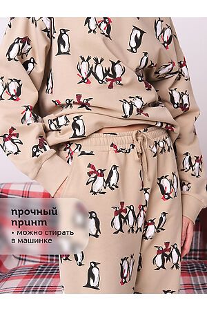 Комплект (Свитшот+Брюки) PELICAN, песочный DFANP6367U #1064402 купить с доставкой в интернет-магазине OptMoyo.ru