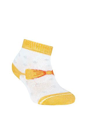 Носки CONTE KIDS (Белый-оранжевый) #106452