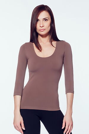 Блуза GIULIA (Серо-коричневый) #111068
