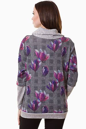 Блузка FIFTYPATES (Черный цветы) 4-503 #111506