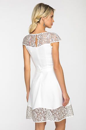 Платье GLOSS (Белый) 22332-01 #117524