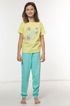 Пижама (Шорты+Футболка) PELICAN (Желтый) WFATP4104 #122940