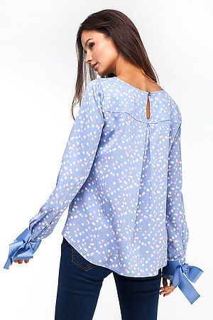 Блуза VILATTE (Голубой-бежевый) D29.629 #124708