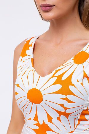 Платье TUTACHI (Оранжевый/белый) 2630 #125212