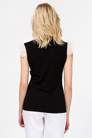 Блуза REMIX (Черный/Кремовый) 6648/3 #126900