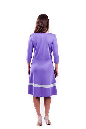 Платье Старые бренды (Сиреневый+серый) П 564 #126962