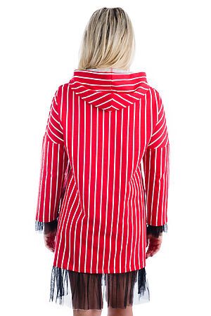 Платье Старые бренды (Полоса на красном) П 675 #127019