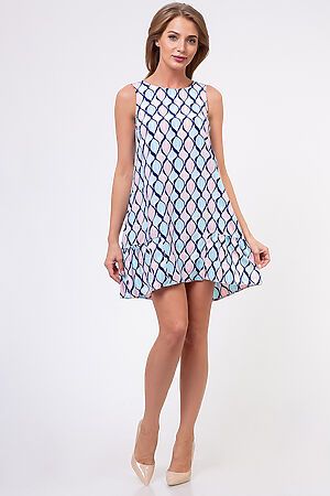 Платье TUTACHI (Голубой/розовый) 4504 #127348