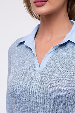 Блуза TUTACHI (Серый/голубой) А 149 #127407