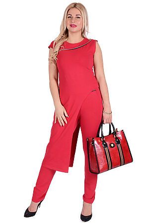 Комплект (Блуза+Брюки) Старые бренды (Красный) К 17 #128061