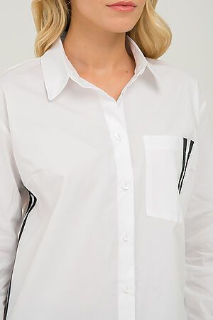 Рубашка GLOSS (Белый/черный) 24136-05 #128776