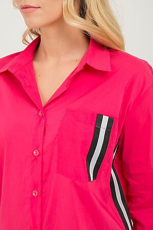 Рубашка GLOSS (Розовый/черный) 24136-13 #128777