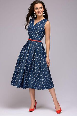 Платье 1001 DRESS (Темно-синий (принт)) DM01221DB #130424