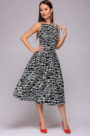 Платье 1001 DRESS (Черный (принт)) DM01251BK #130429