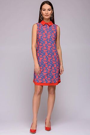 Платье 1001 DRESS (Синий (принт)) DM01220BL #130442