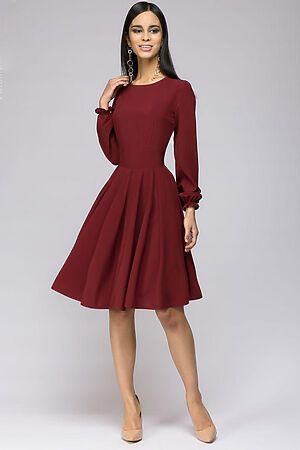 Платье 1001 DRESS (Бордовый) DM01001BO #131018
