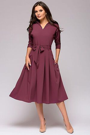 Платье 1001 DRESS (Цвет сливового вина) DM01338PM #131046
