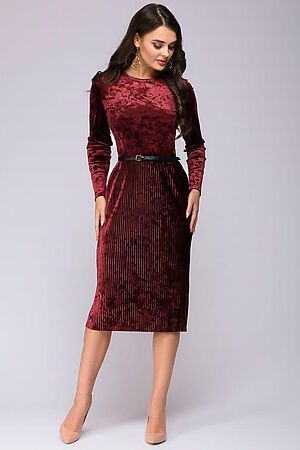 Платье 1001 DRESS (Бордовый) DM01157BO #133013