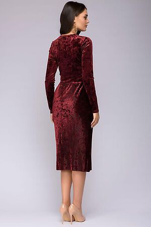 Платье 1001 DRESS (Бордовый) DM01157BO #133013
