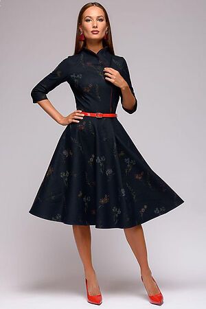 Платье 1001 DRESS (Темно-синий (цветочный принт)) DM01014FL #133085