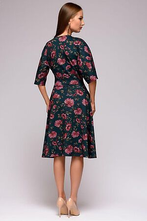 Платье 1001 DRESS (Изумрудный (цветочный принт)) DM00955EM #133110