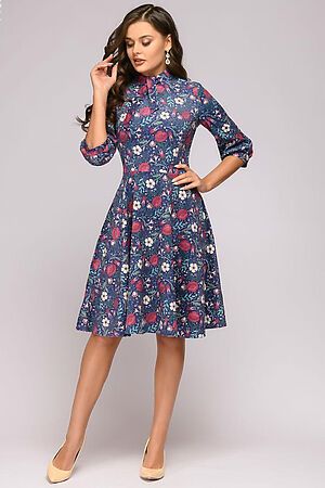 Платье 1001 DRESS (Синий (цветочный принт)) DM01508BL #133750