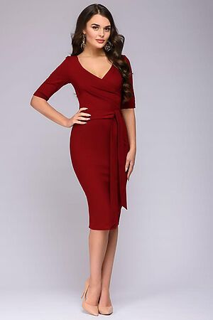 Платье 1001 DRESS (Бордовый) DM00544BO #133922