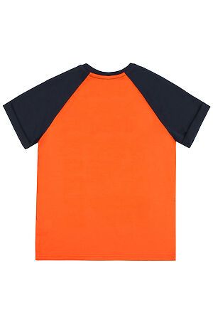 Джемпер АПРЕЛЬ (Темно-синий/оранжевый) #134773