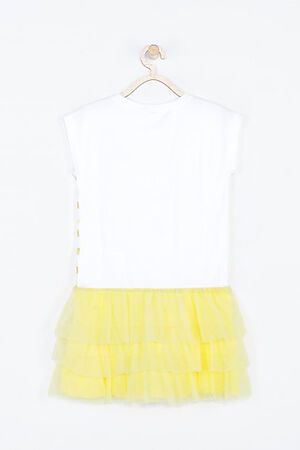 Платье COCCODRILLO (Белый/желтый) W19129201SUM #136281