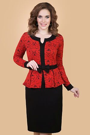Платье BELLUCHE (Черный/красный) Кашарель #136387