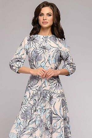 Платье 1001 DRESS (Персиковый (цветочный принт)) DM01077PH #136443