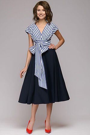 Платье 1001 DRESS (Темно-синий/принт) DM01443DB #136453
