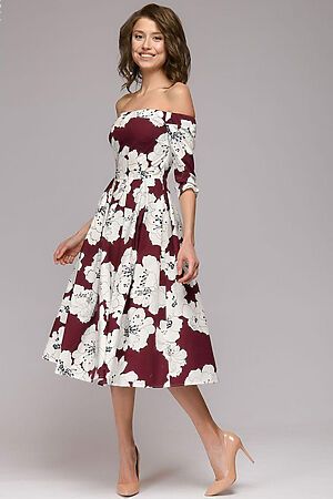 Платье 1001 DRESS (Бордовый) DM01522BO #136456