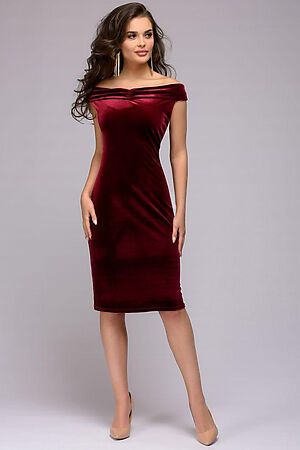 Платье 1001 DRESS (Бордовый) DM01212BO #136461