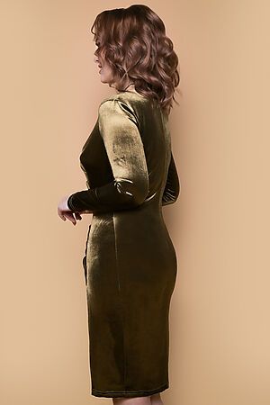 Платье BELLUCHE (Оливковый) Тоффи (олива) #136671