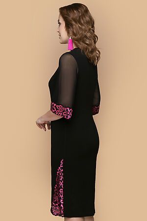Платье BELLUCHE (Черный/фуксия) #136691