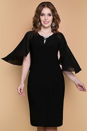 Платье BELLUCHE (Черный) Шлейф роскоши #136717