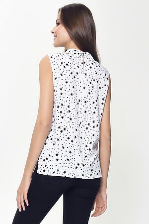 Блуза CONTE ELEGANT (white-black) #140369