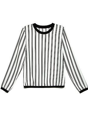 Блуза CONTE ELEGANT (black-white stripes) #140371