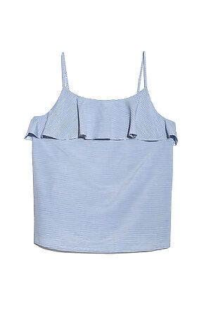 Блуза CONTE ELEGANT (white-blue) #140378