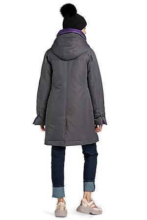 Пальто DIMMA (Т.серый (фиолет)) 2025 #144829