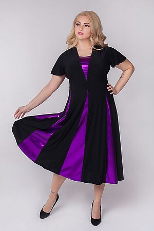 Платье SPARADA (Черный/фиолет) #145181