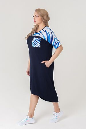 Платье SPARADA (Синий) пл_волна_02син #145265