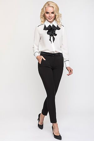 Блуза GLOSS (Белый/Черный) 25163-01 #145515